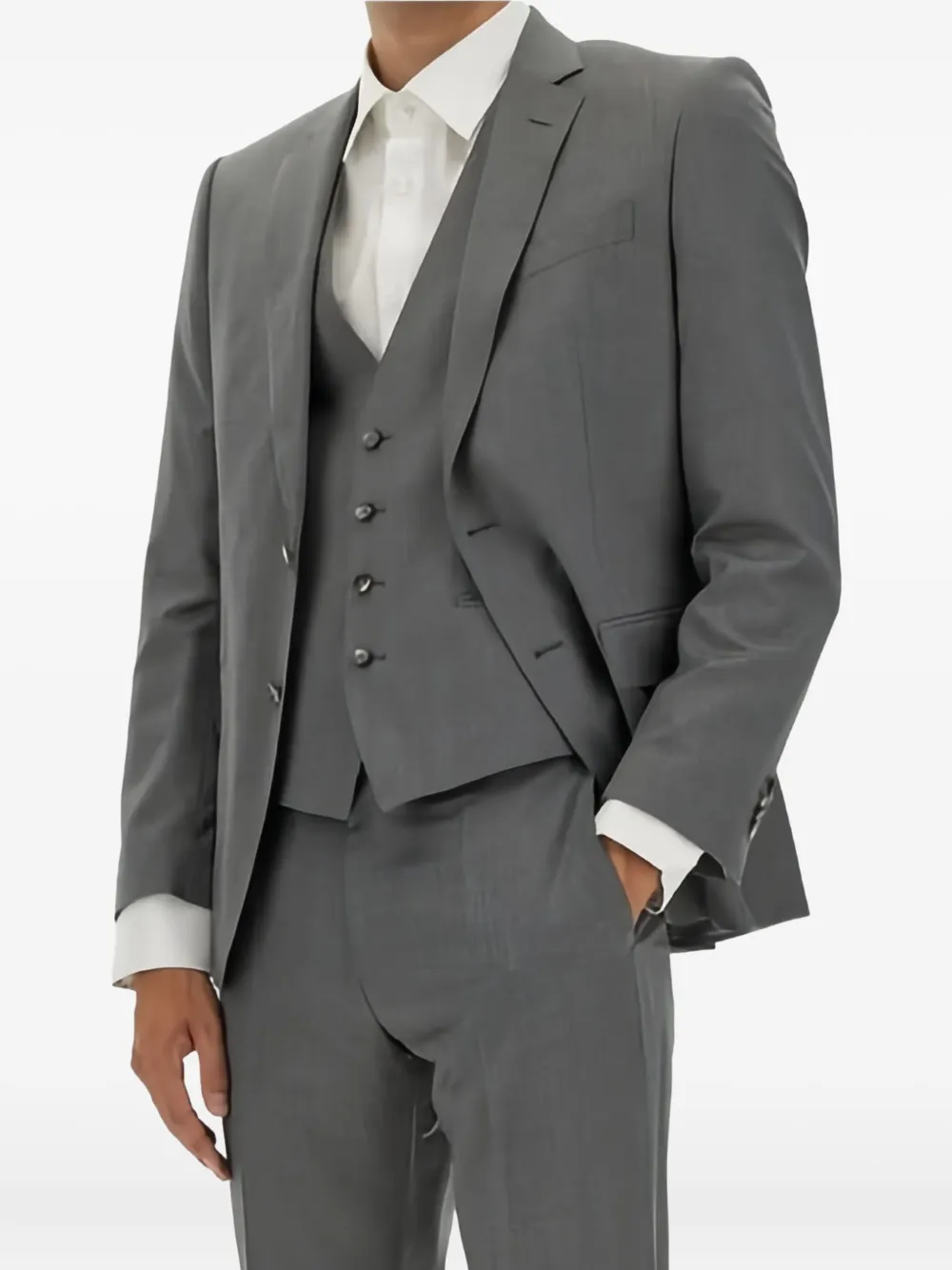 BOSS chamarra con botones | gris | Image 1