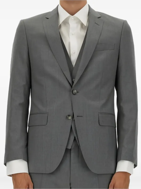 BOSS テックウールジャケット BOSS バージンウールジャケット | グレー | FARFETCH JP