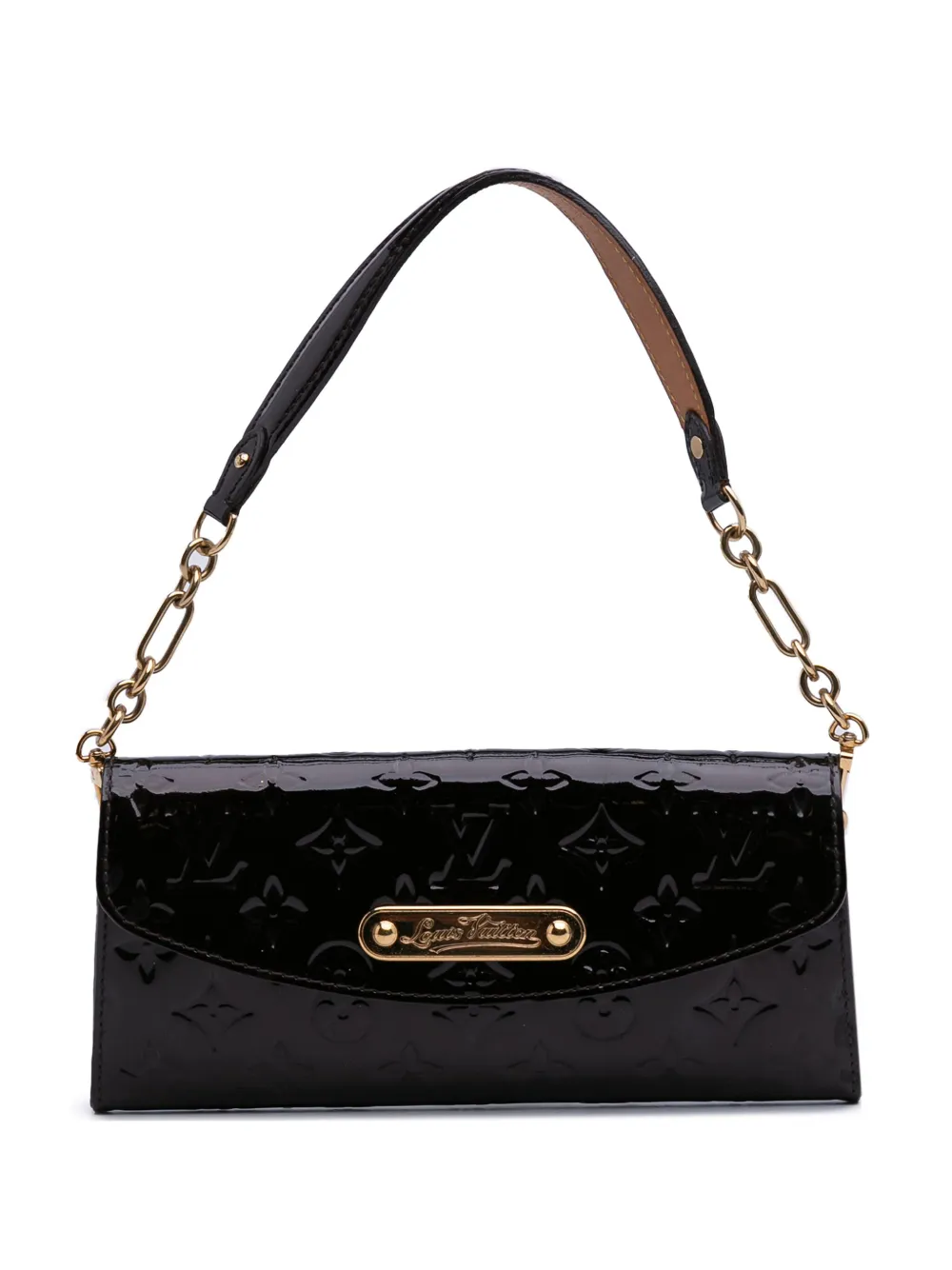 Louis Vuitton Pre-Owned 2008 モノグラム ヴェルニ サンセット ブルバード ショルダーバッグ - パープル Louis Vuitton Pre-Owned 2008 モノグラム ヴェルニ サンセット ブルバード ショルダーバッグ - パープル