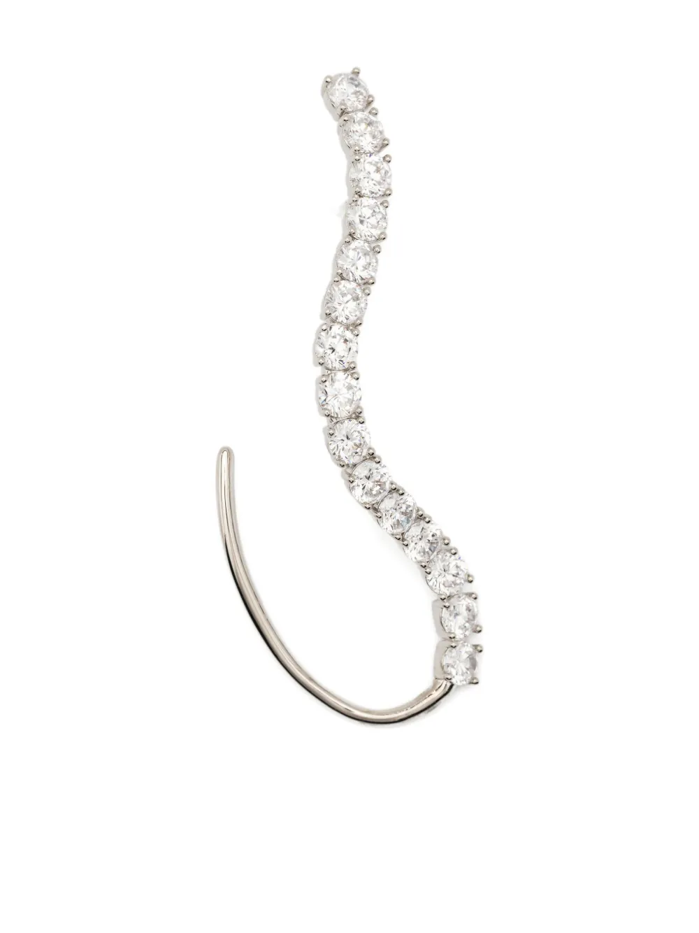 Panconesi curved-line ear cuff | Silver | Image 1
