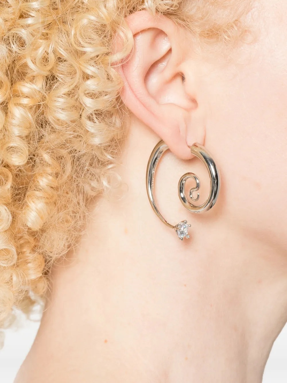 Panconesi Diamanti Serpent Piercings earrings - Zilver