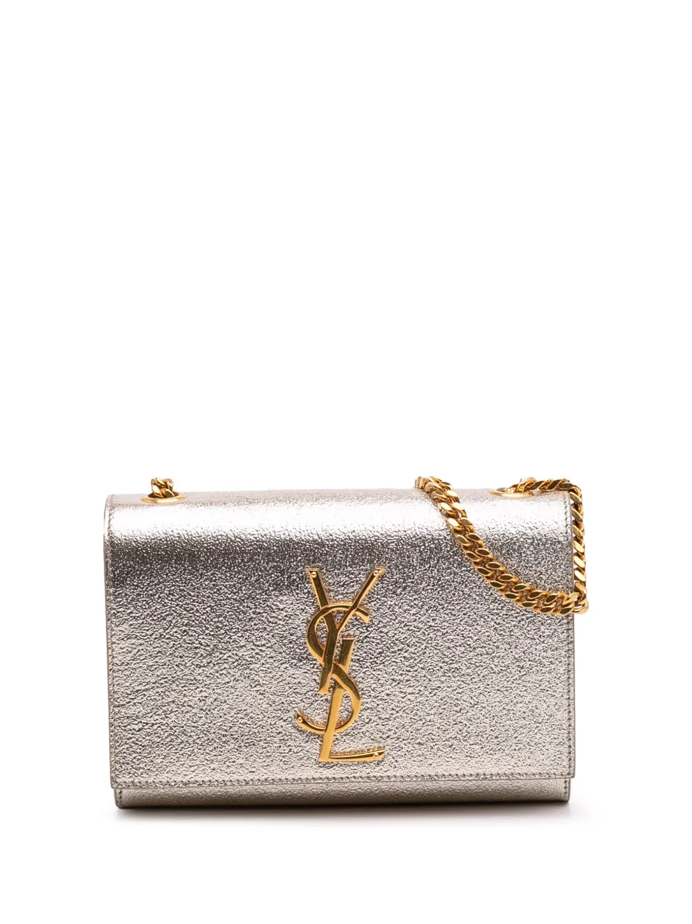Saint Laurent Pre-Owned 2015 Small Metallic Calfskin Monogram Kate Saint Laurent Pre-Owned 2015 Small Metallic Calfskin Monogram Kate