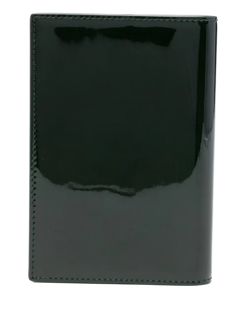 Saint Laurent Paspoorthoes van lakleer Groen