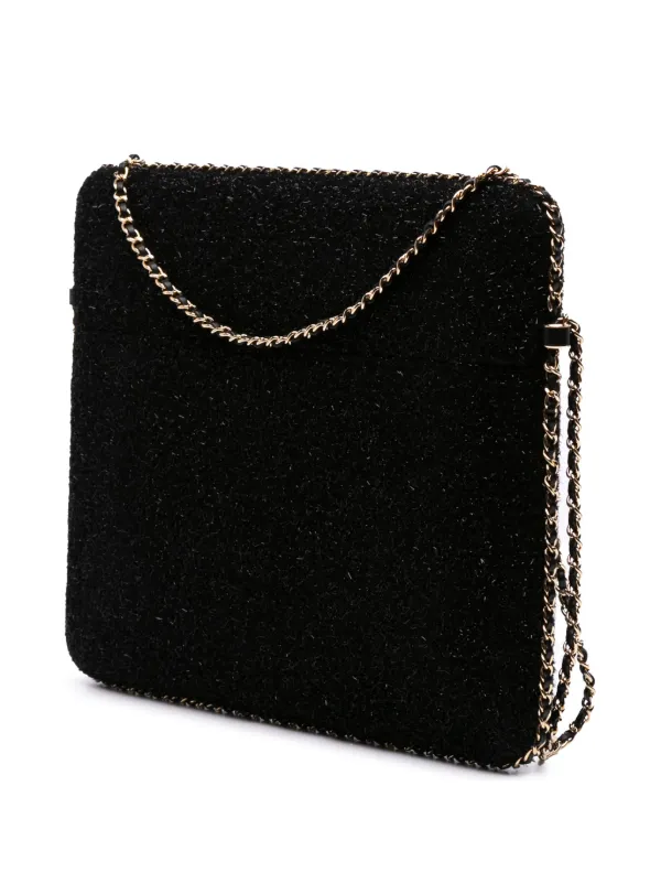 CHANEL Pre-Owned 2016-2017 ツイード チェーンアラウンド タブレット