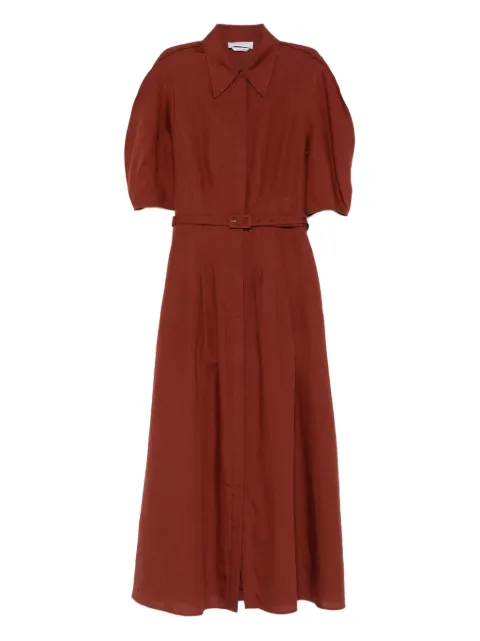 Gabriela Hearst Maude belted midi dress