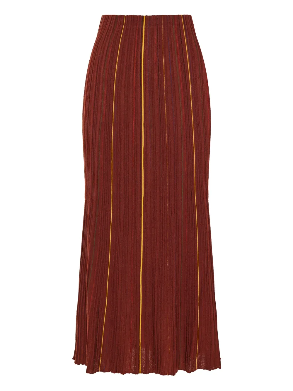 Gabriela Hearst striped ribbed skirt | Brown | Image 1