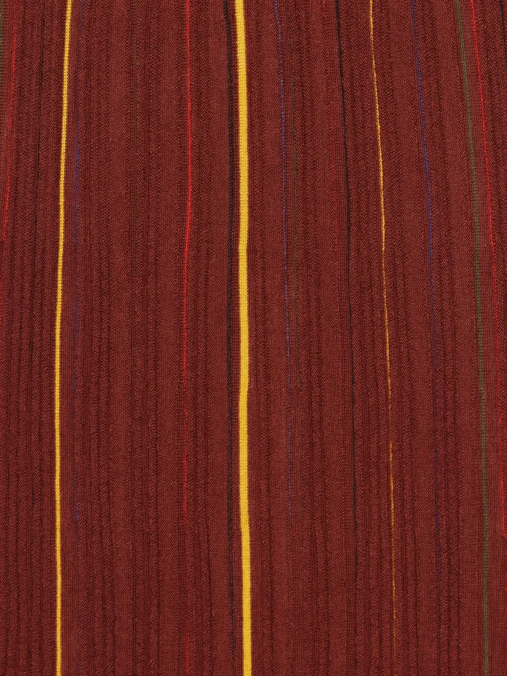 Gabriela Hearst Gestreepte geribbelde rok Bruin