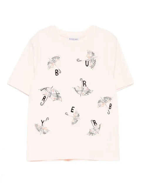 Burberry Kids graphic-print T-shirt