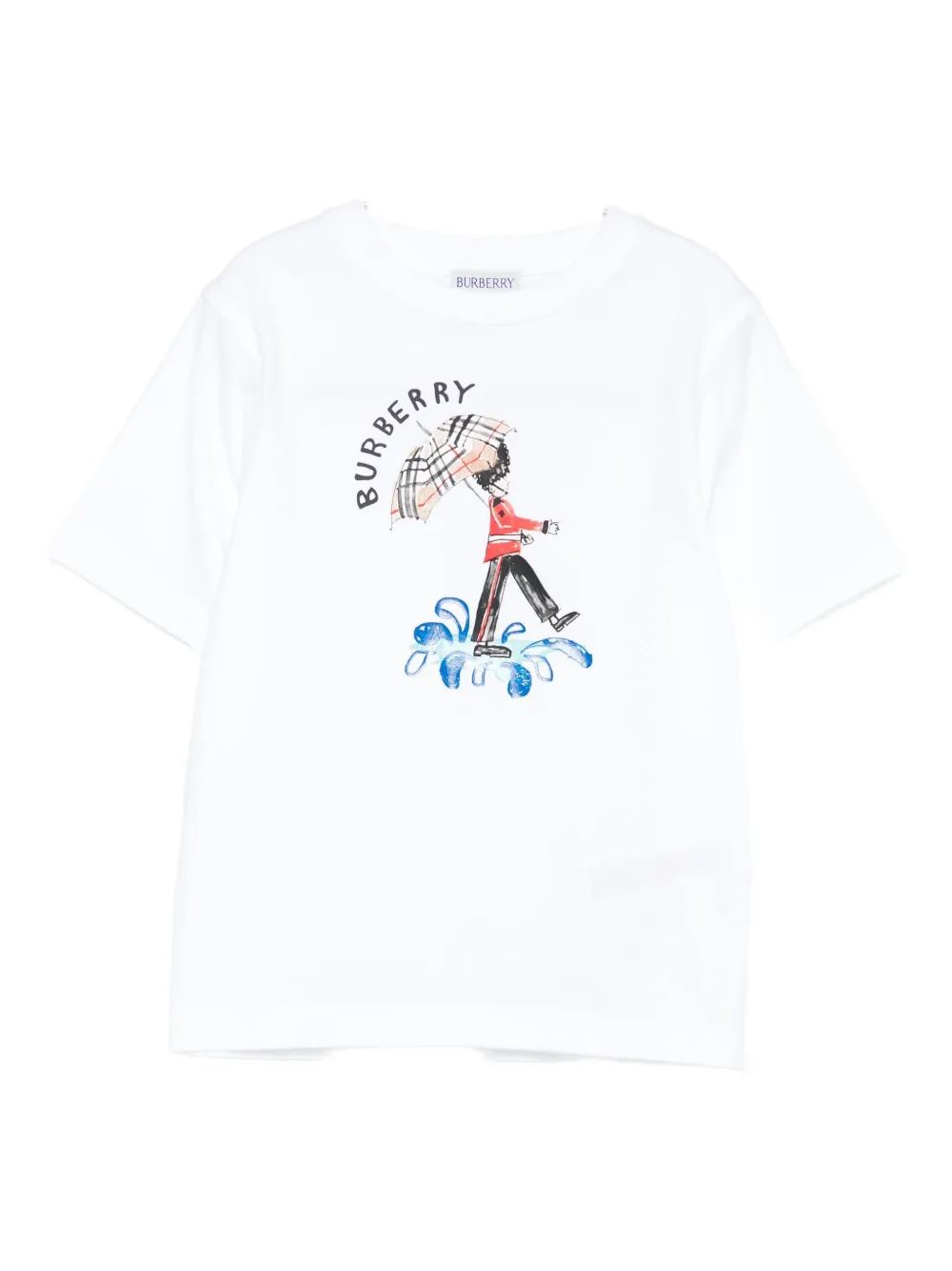 Burberry Kids graphic-print T-shirt - Bianco