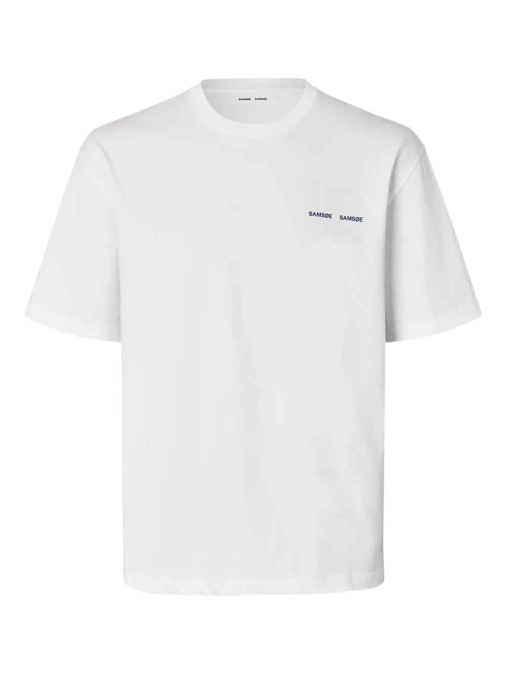 SAMSOE SAMSOE Saflorian graphic-print cotton T-shirt | White | Image 1