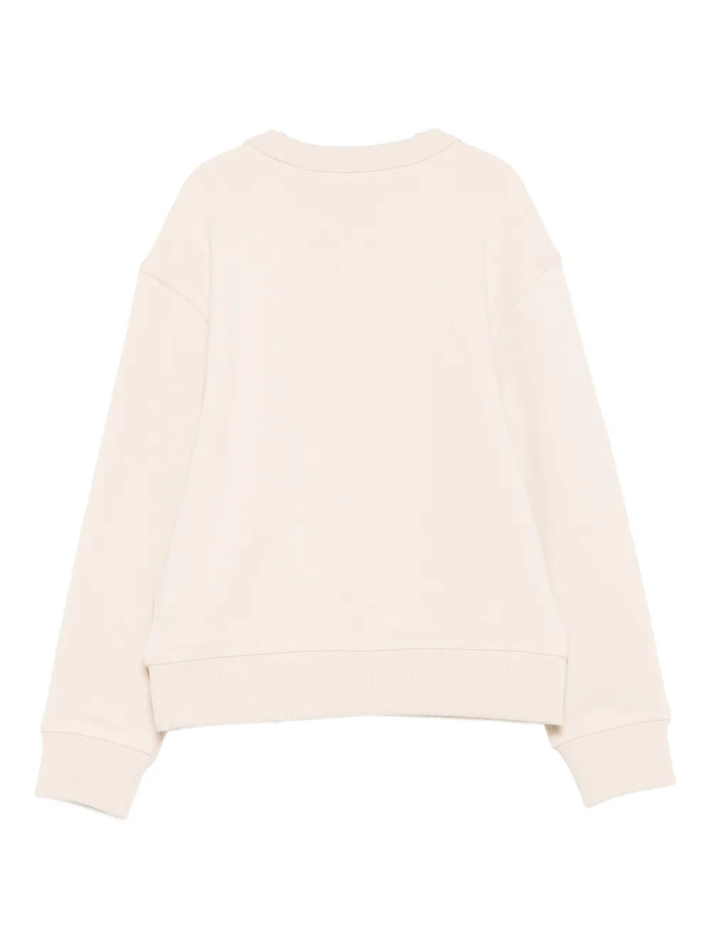 Burberry Kids Sweater met logoprint Beige