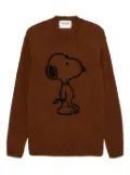 Iceberg snoopy-motif wool-alpaca blend sweater - Brown