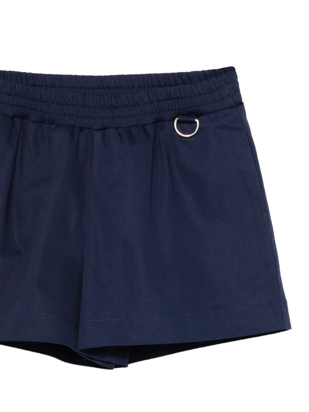 Fendi Kids Shorts met ringdetail Blauw