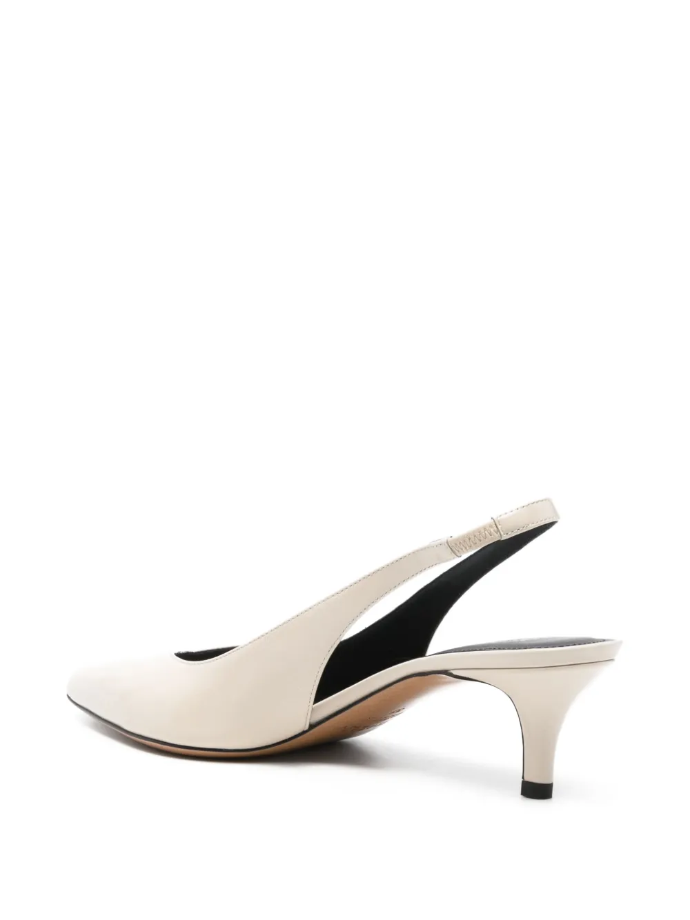 ISABEL MARANT Slingback pumps met puntige neus Wit