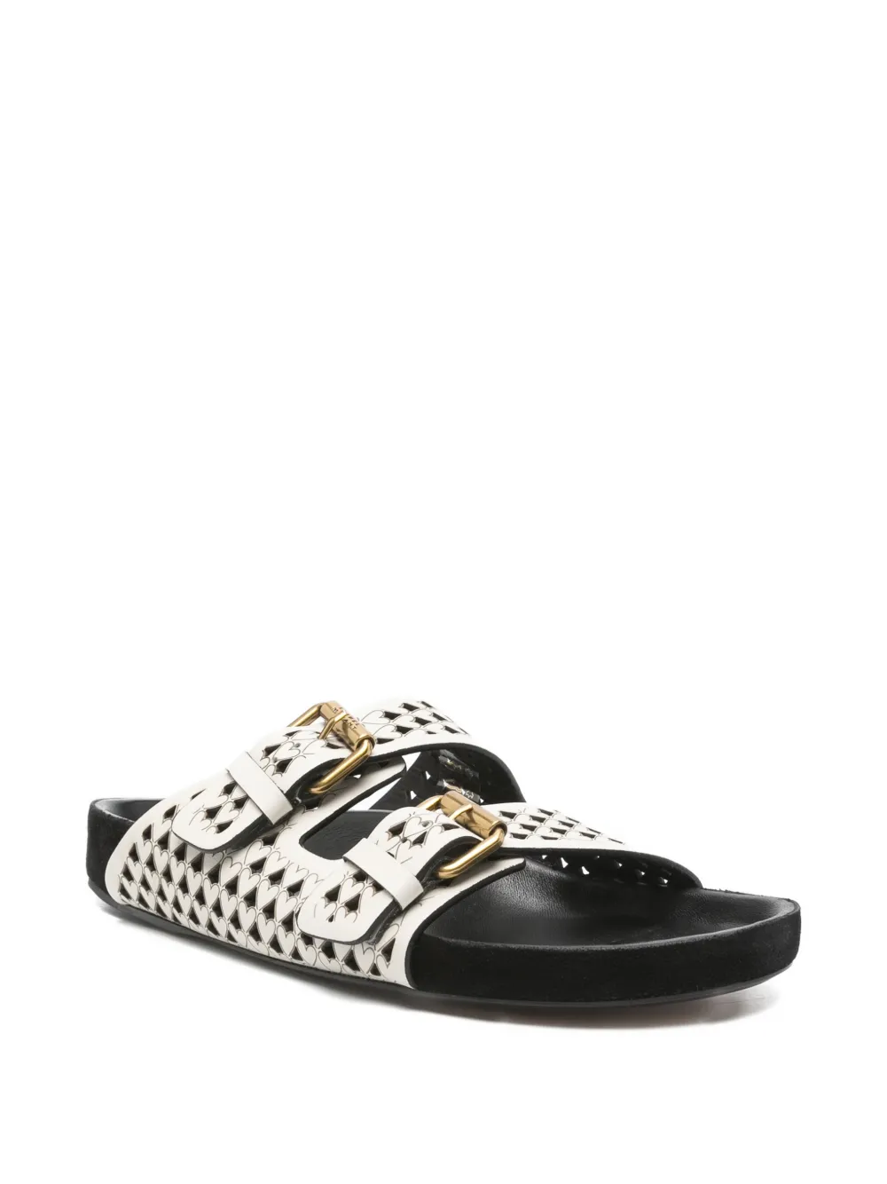 ISABEL MARANT Sandalen met uitgesneden hart Wit