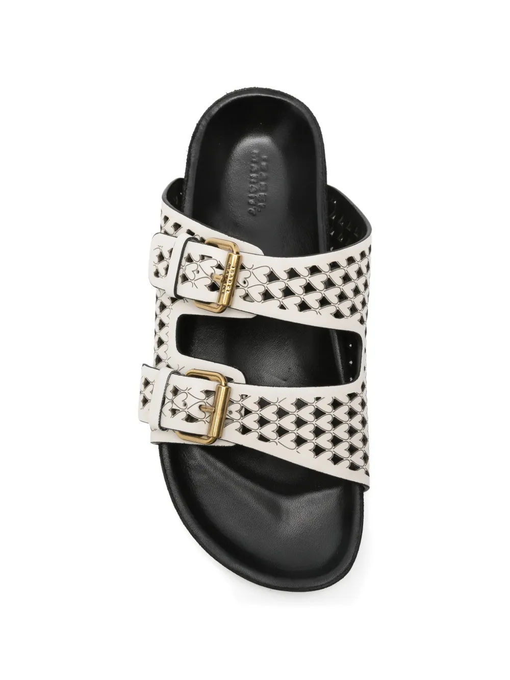 ISABEL MARANT Sandalen met uitgesneden hart Wit