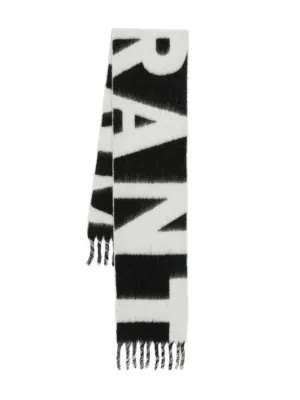 マフラー・ストール Isabel Marant Fouzy Gd Sacrf - Isabel Marant - Wool - White 24850228_55260425_600.jpg