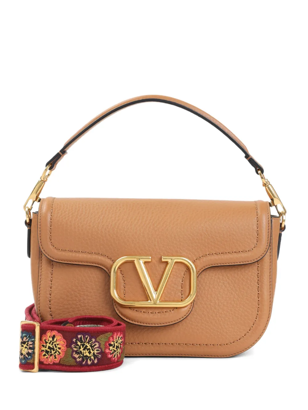 Valentino Garavani Alltime leathers shoulder bag - ブラウン Valentino Garavani Alltime leathers shoulder bag - ブラウン