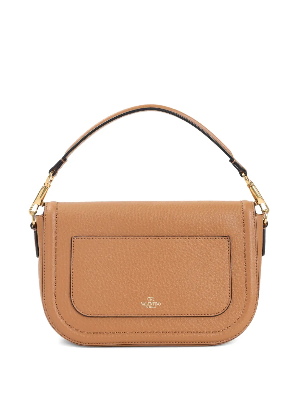 Valentino Garavani Alltime leren schoudertas Bruin