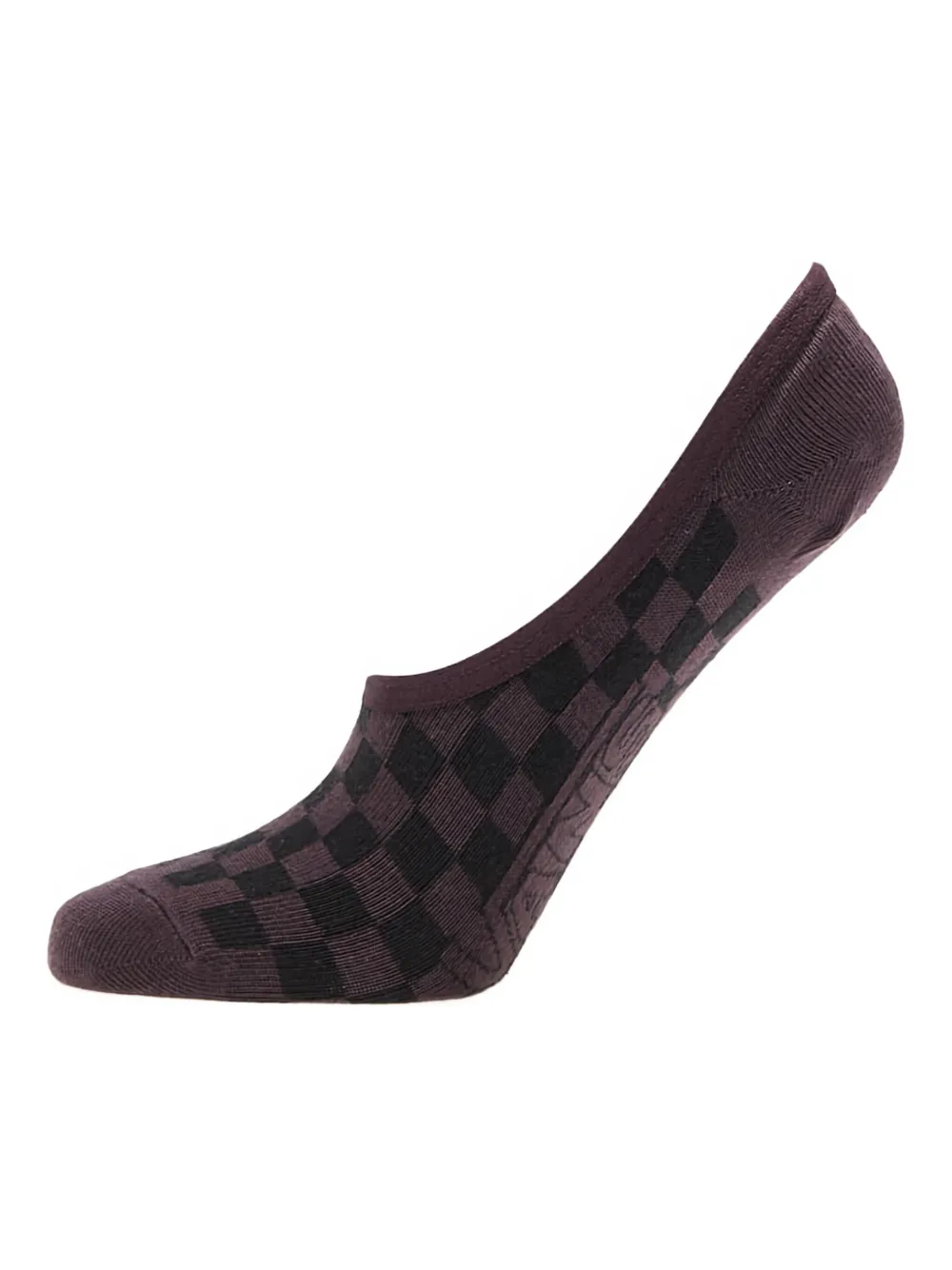 Vans checkerboard no-show socks (pack of three) | Brown | Image 1