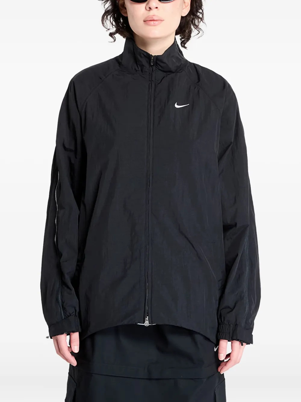 Nike chamarra bomber con cierre | negro | Image 1