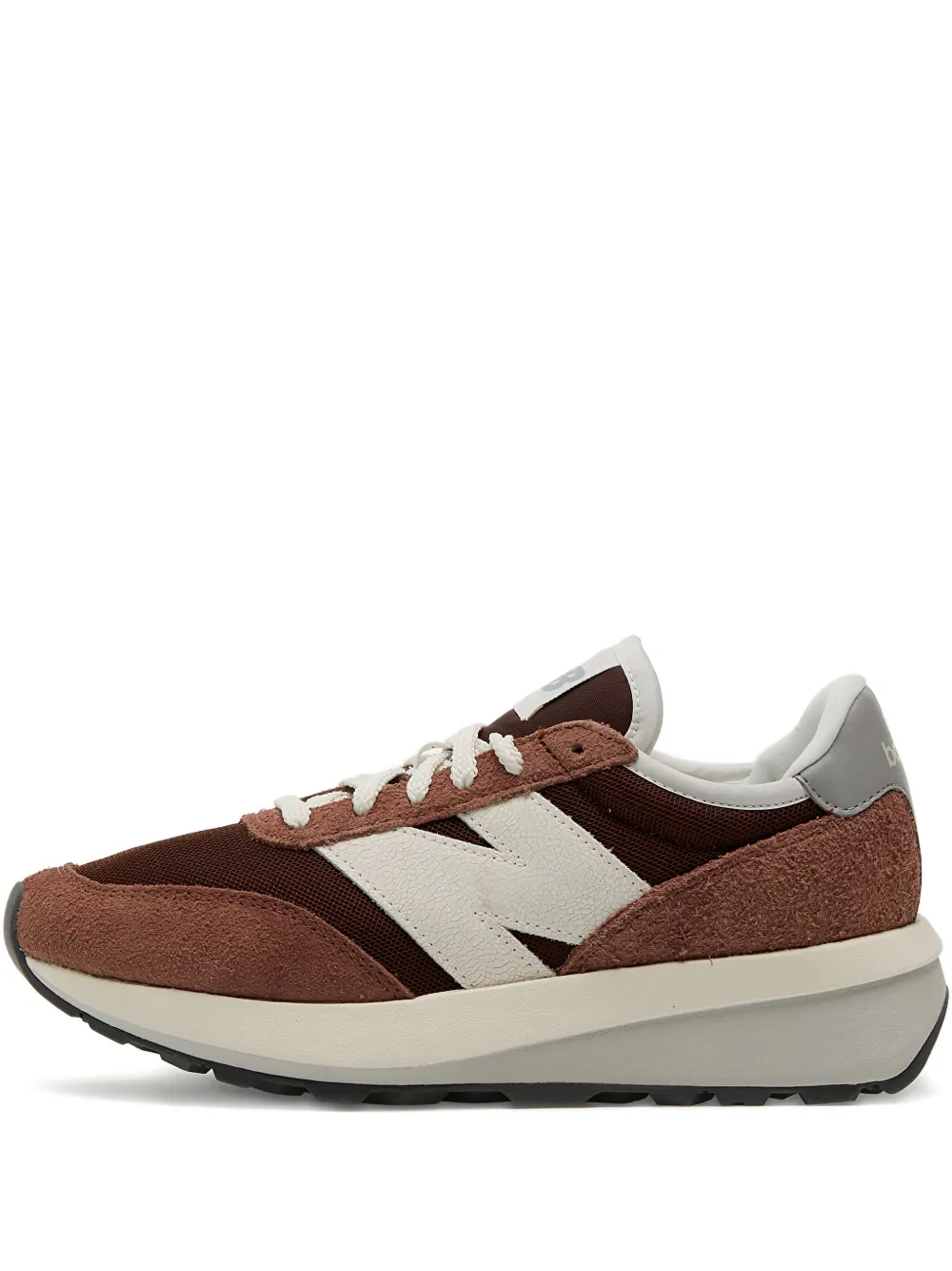 New Balance 370 suede leather sneakers Brown