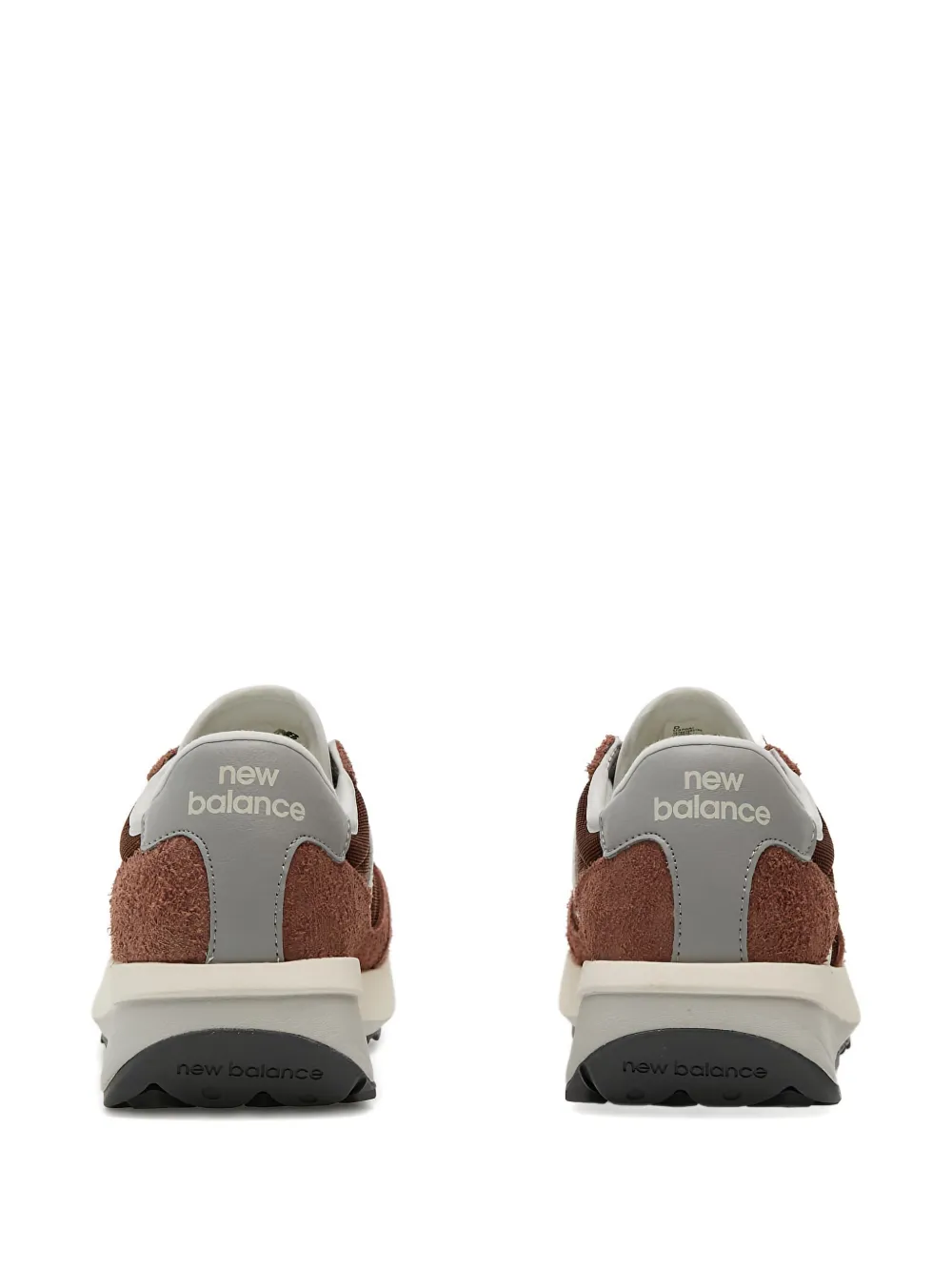 New Balance 370 suede leather sneakers Brown