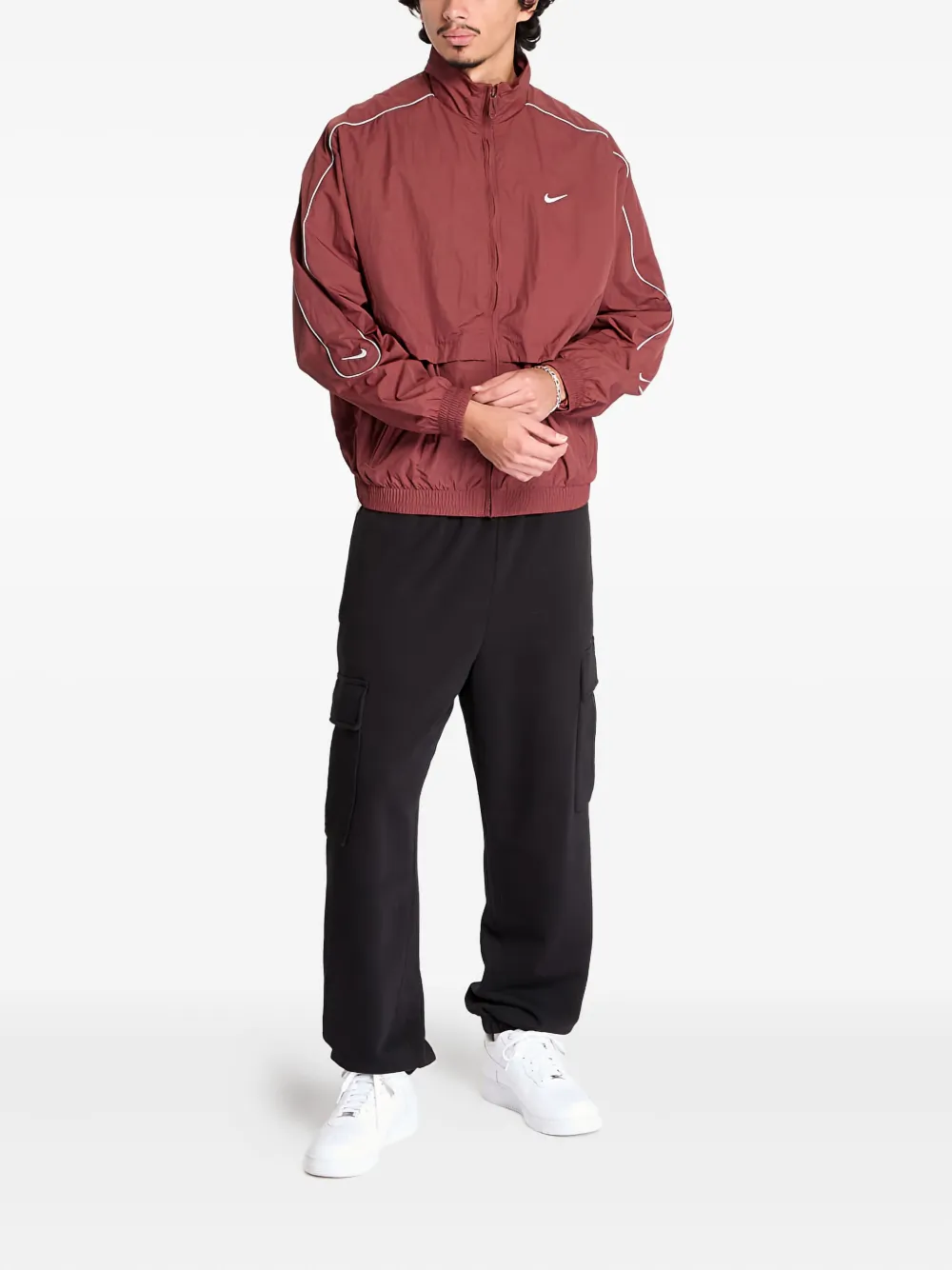 Nike Trainingsjack met Swoosh-logo Rood