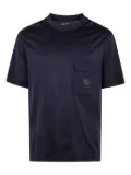 Emporio Armani patch-pocket logo-patch T-shirt - Blue