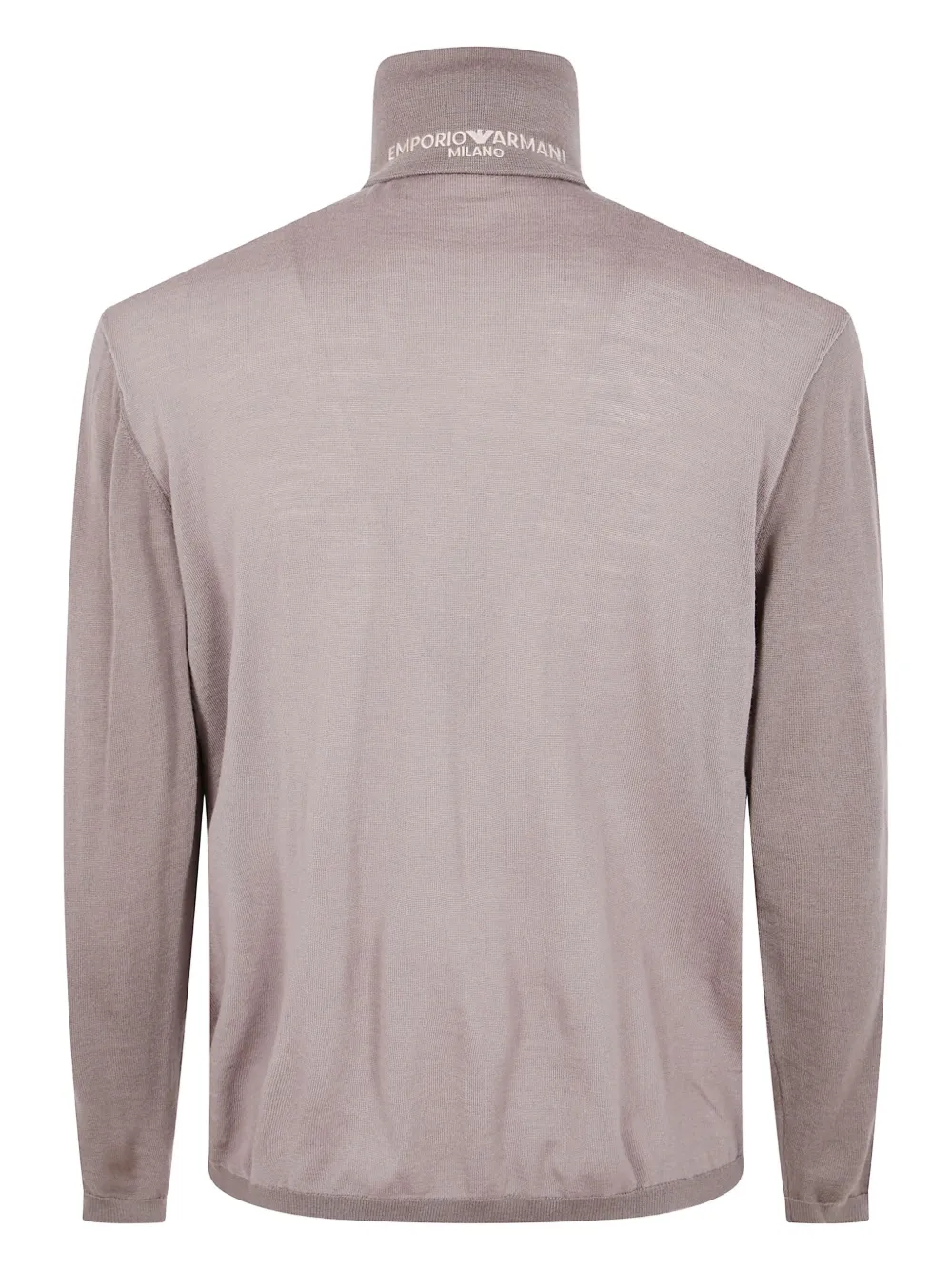 Emporio Armani high-neck zip-neck sweatshirt Bruin