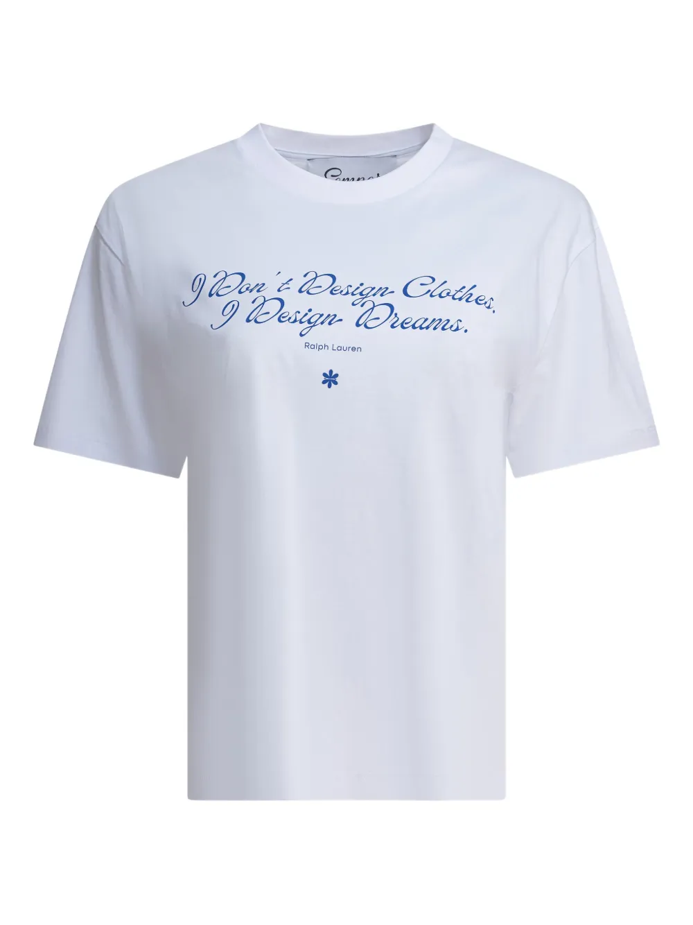 Semper quote-print T-shirt | White | Image 1
