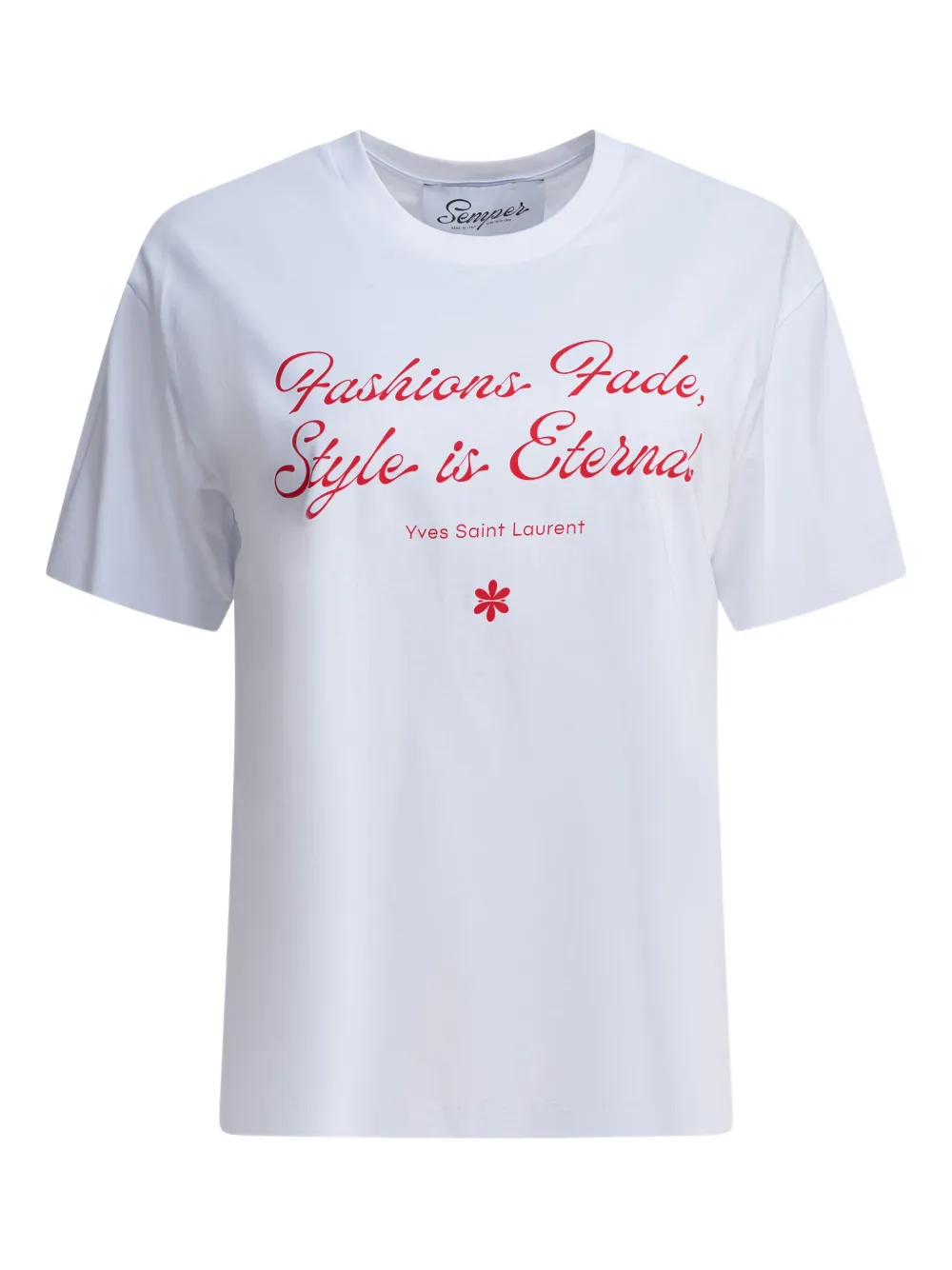Semper graphic-print T-shirt | White | Image 1
