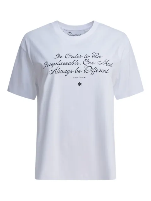 Semper quote-print T-shirt