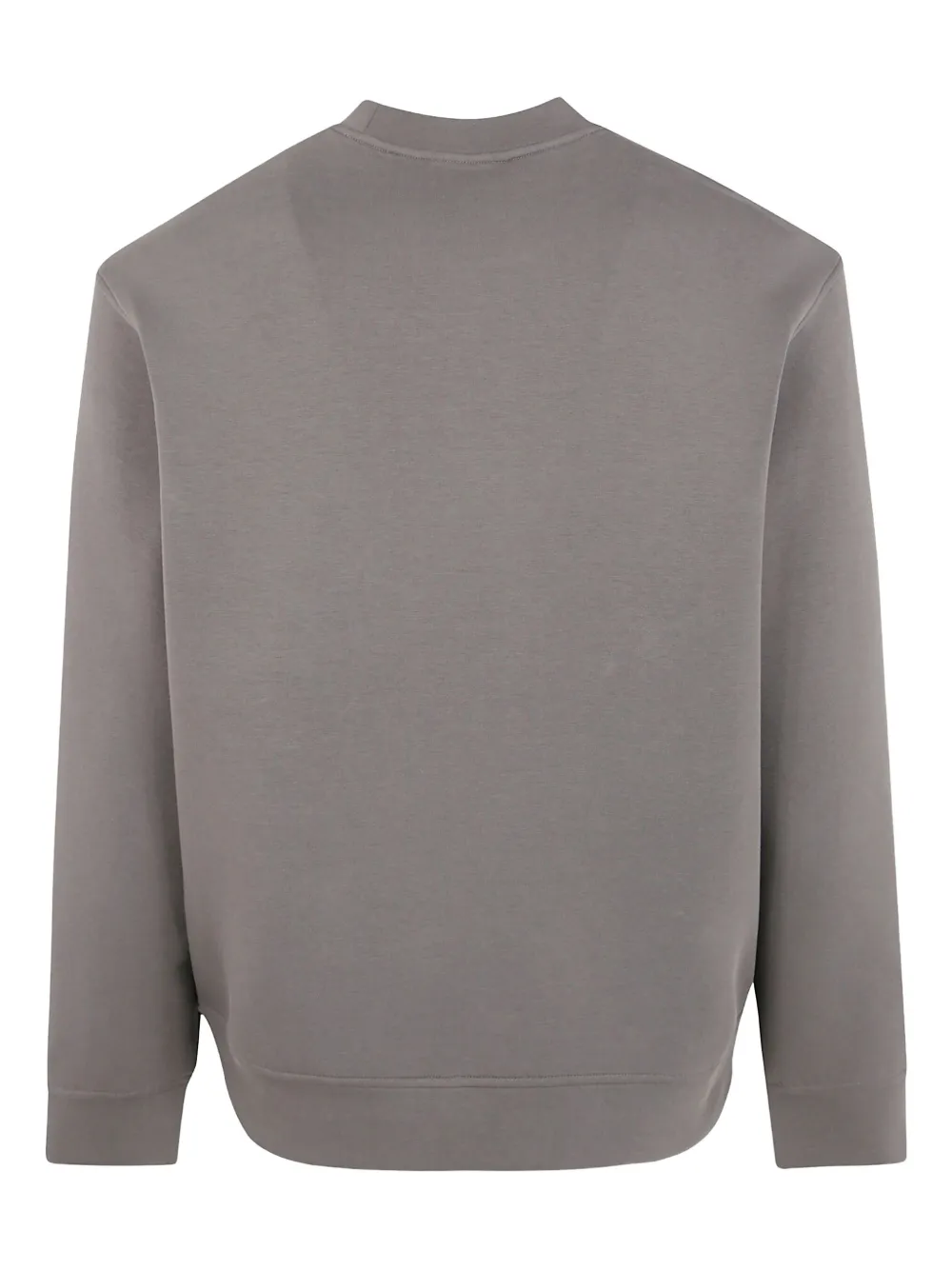 Emporio Armani patch-pocket cotton sweatshirts - Zwart