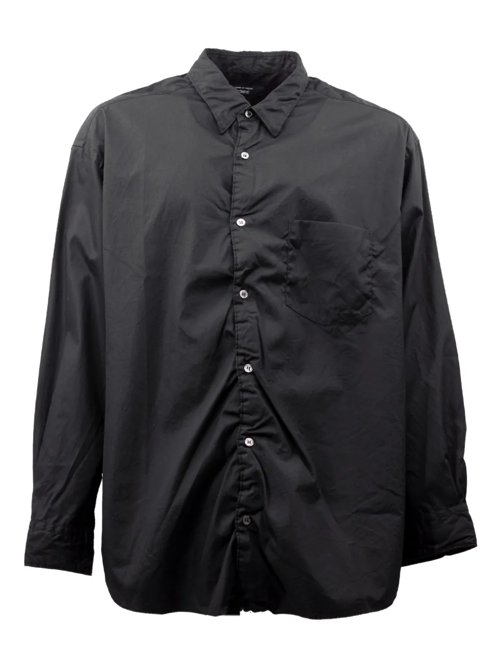 Comme des Garçons Homme long-sleeved shirt | Black | Image 1