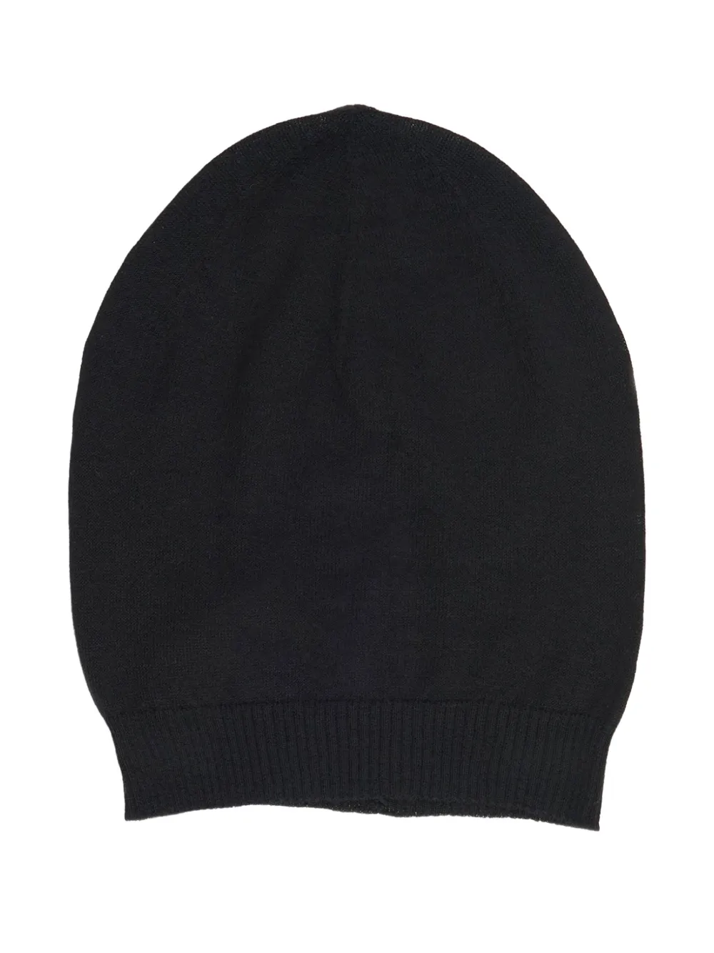 Rick Owens Ribbed Beanie In Black