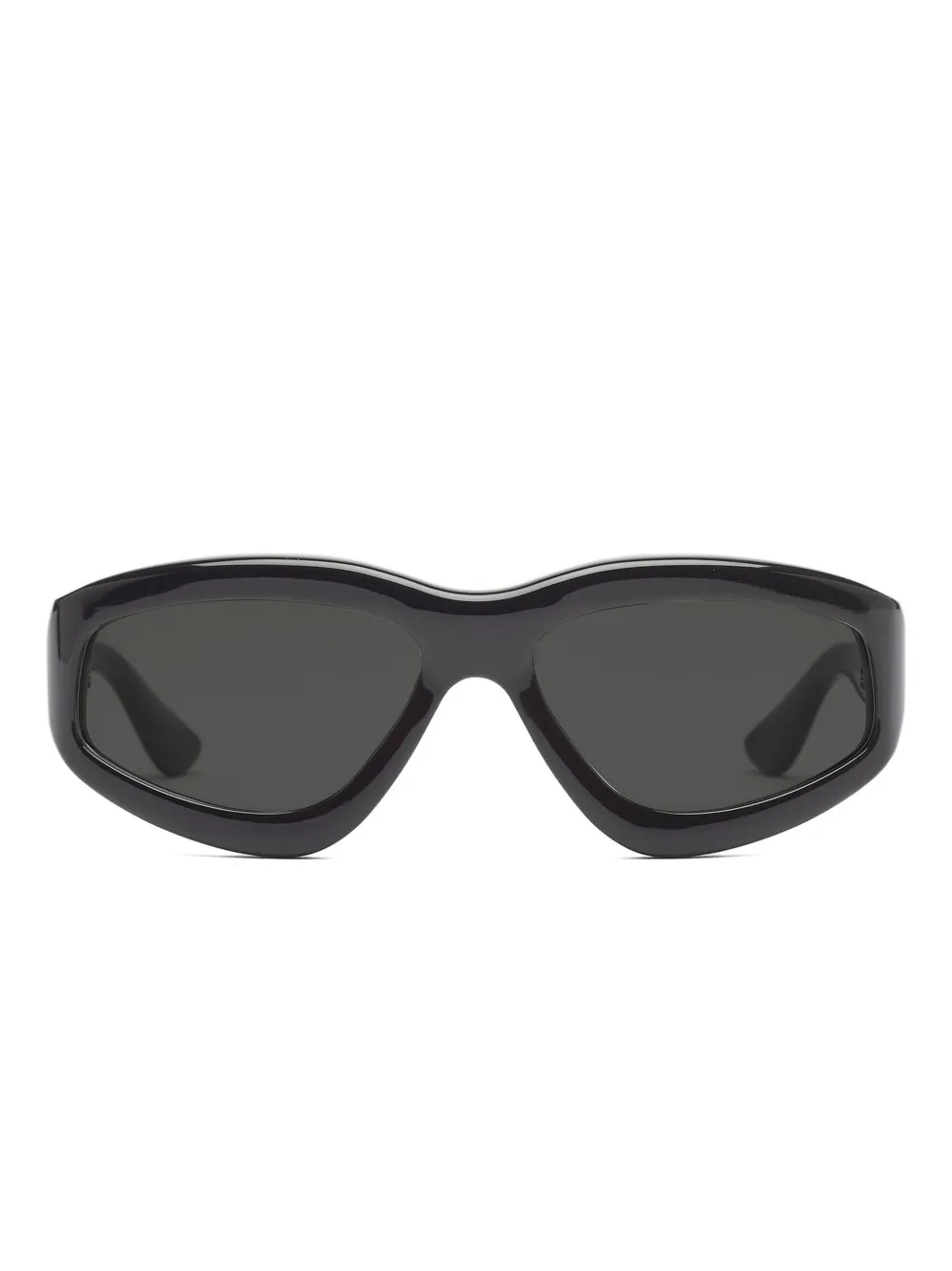 Port Tanger Irfan Geometric-frame Sunglasses In Black