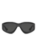 Port Tanger Irfan geometric-frame sunglasses - Black