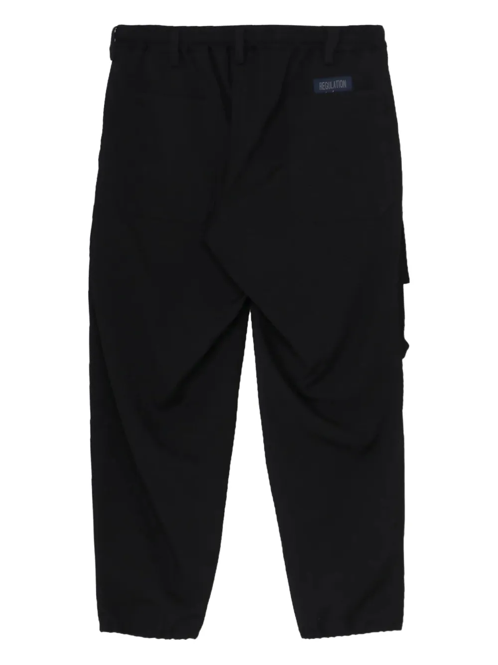 Yohji Yamamoto cargo-pocket trousers - Zwart