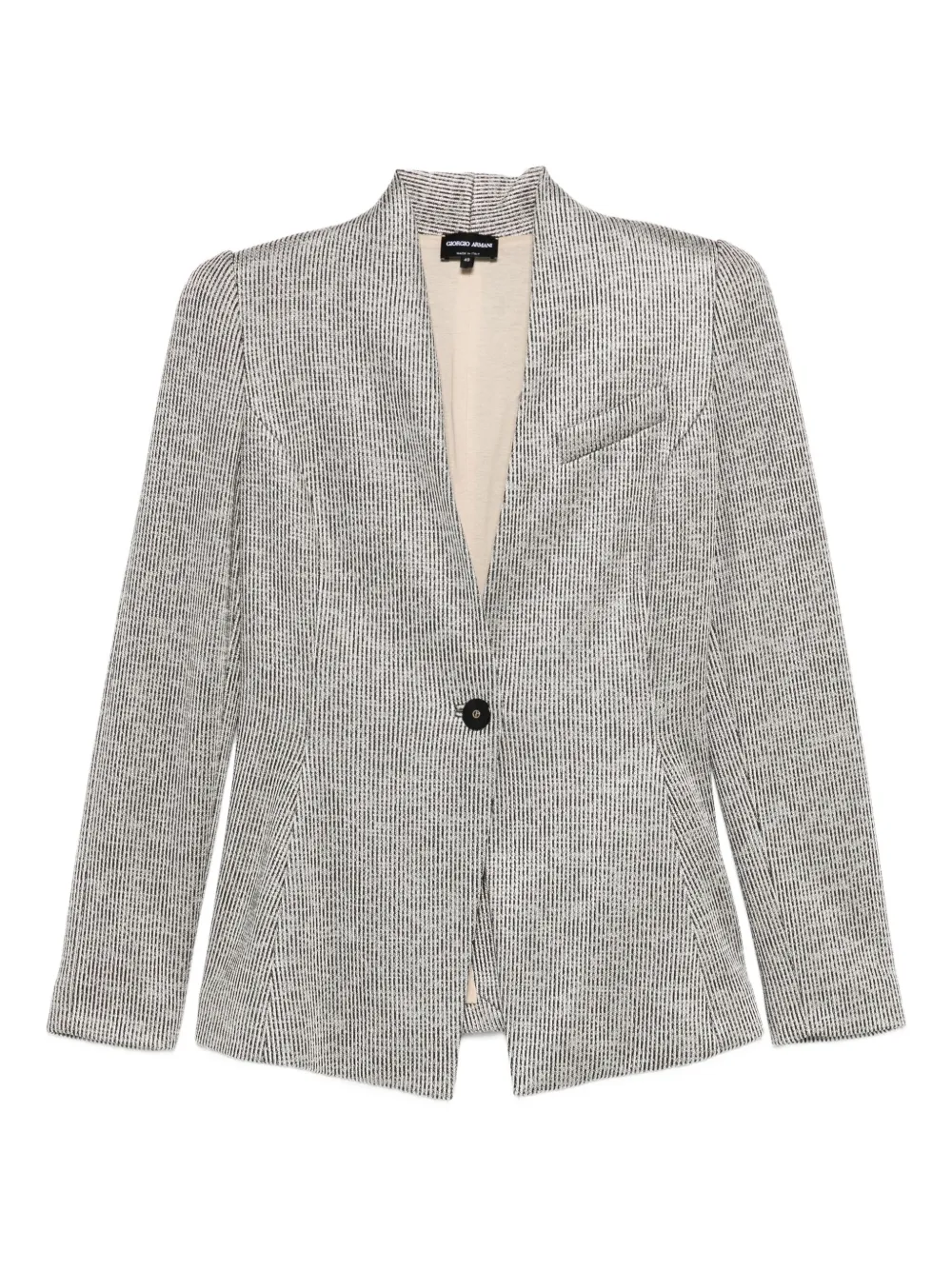 Giorgio Armani single-breasted blazer Beige