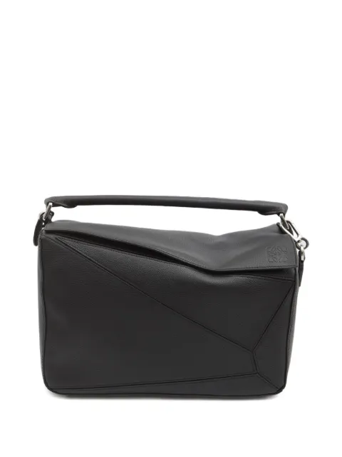 LOEWE large Puzzle Edge calfskin leather tote bag