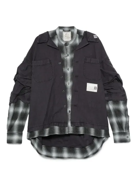 Maison MIHARA YASUHIRO layered Long sleeve jacket