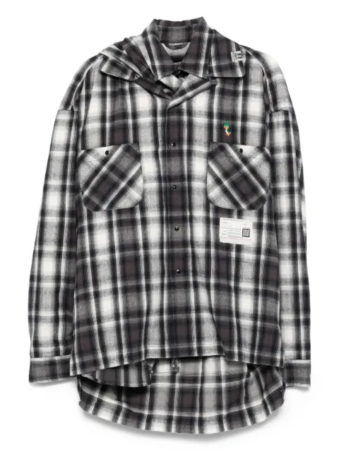 Maison MIHARA YASUHIRO checked overshirt