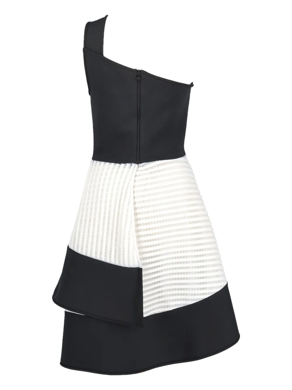 David Koma Gestreepte jurk - Wit