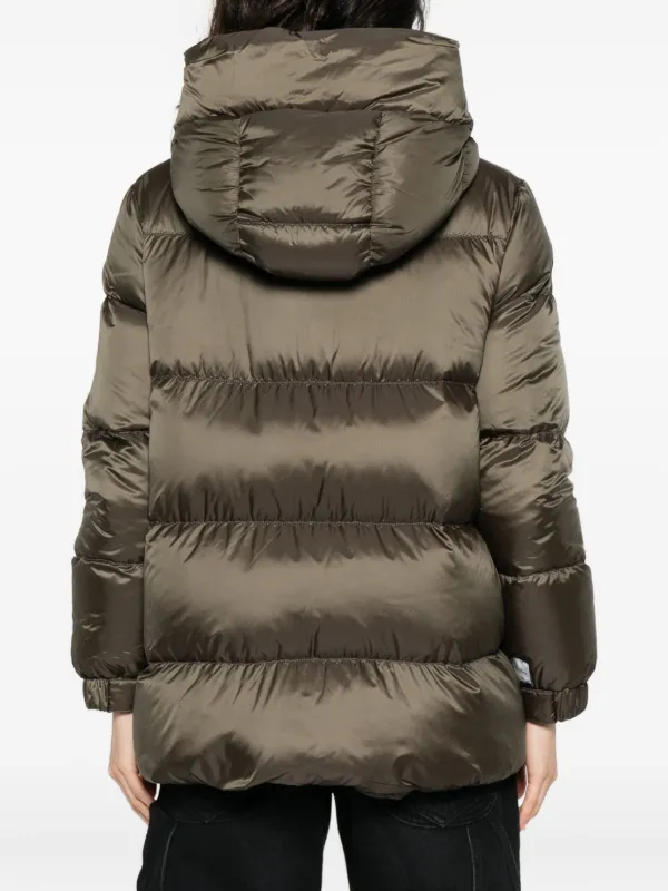 Max Mara フーデッド パデッドジャケット | グリーン | FARFETCH JP
