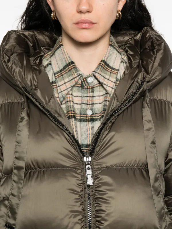 Max Mara フーデッド パデッドジャケット | グリーン | FARFETCH JP