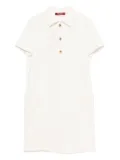 Max Mara gold-button polo dress - Neutrals