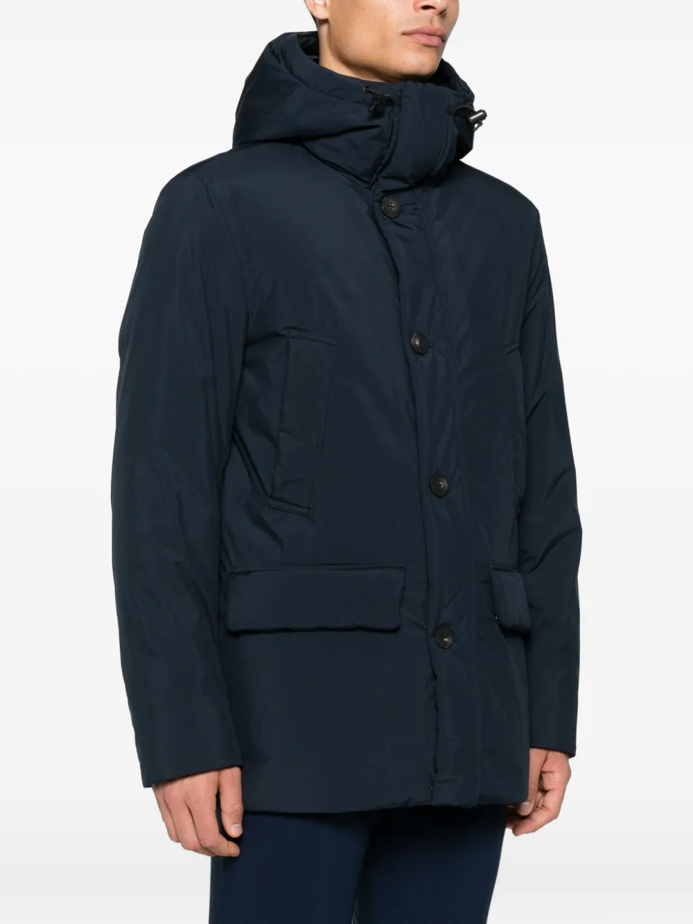 Woolrich hooded jacket Blauw