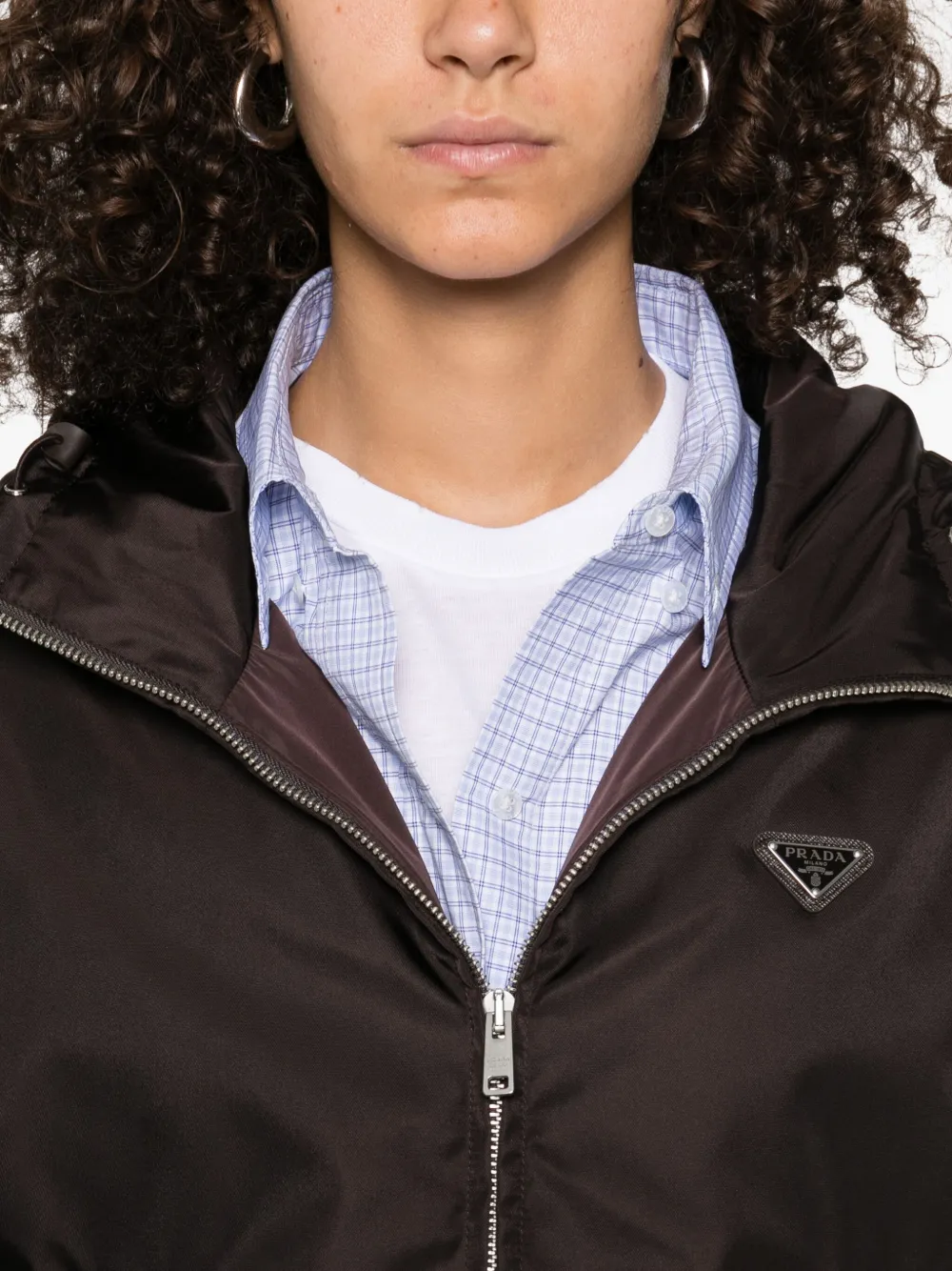 Prada Jack met logoplakkaat Bruin