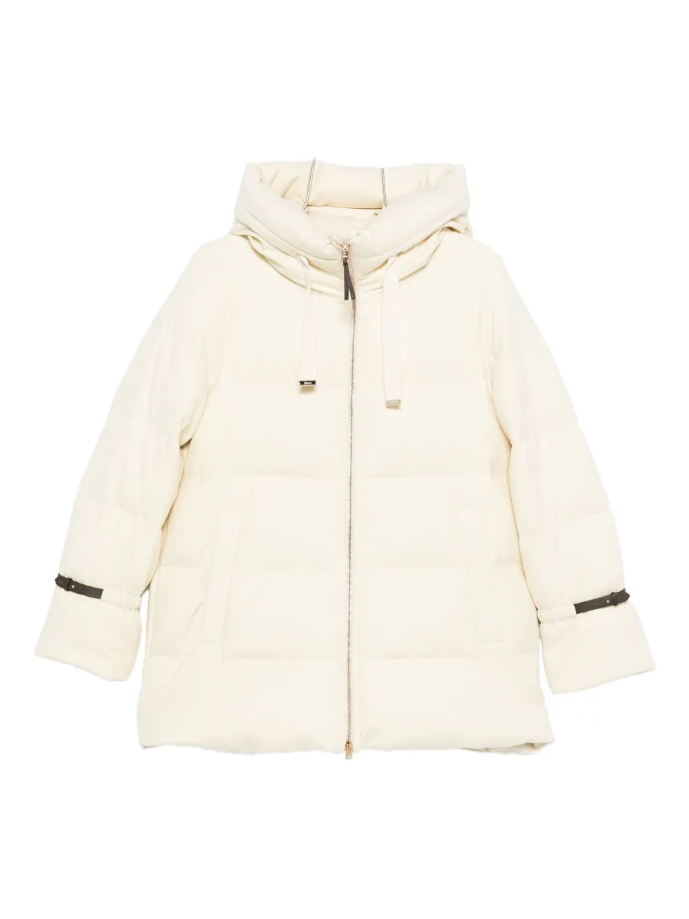 Herno hooded quilted jacket - Toni neutri